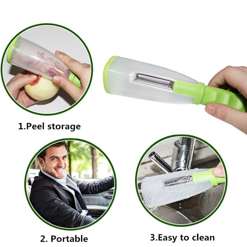 Dual-Use Fruit Peeler Plus